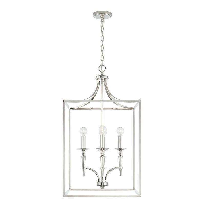 Abbie 17.75" 4-light Lantern Foyer Pendant