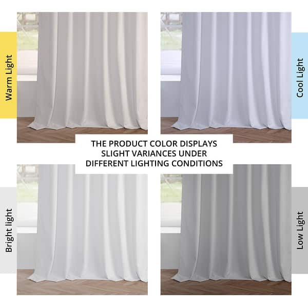 dimension image slide 1 of 3, Exclusive Fabrics Simply Velvet Room Darkening Curtains 2 Panels Set - Velvet Window Curtains for Living Room & Bedroom