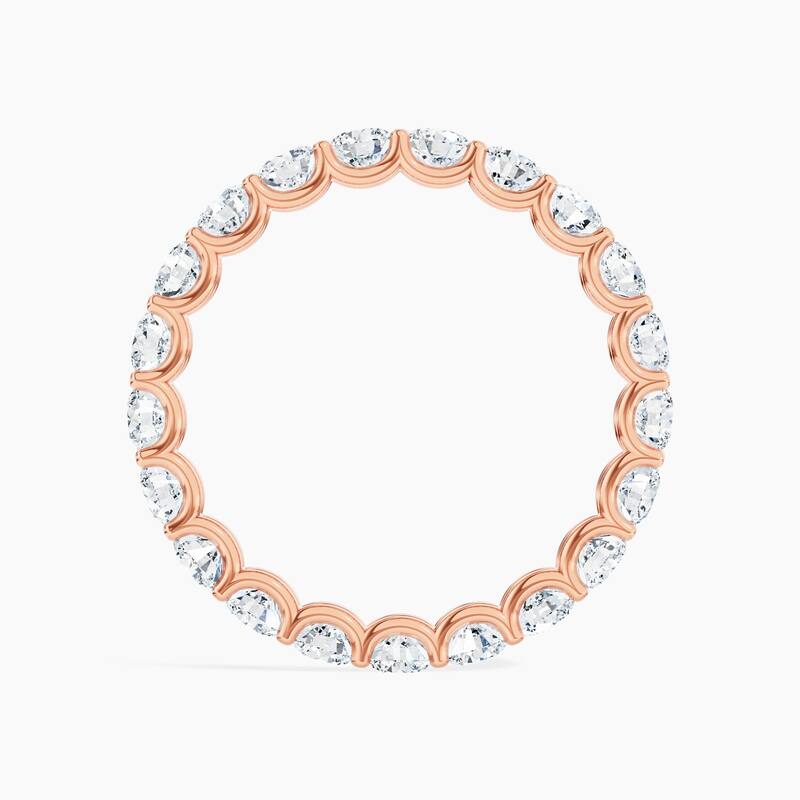 Auriya 14k Gold Round Lab Grown Diamond Eternity Band 2.10 - 9.75 ct. tw. (F-G, VS)