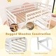 preview thumbnail 18 of 18, Gymax Twin Size Solid Wood Loft Bed w/ Desk & Bookshelves Ladder &