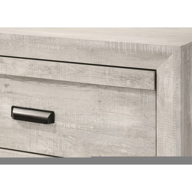 Beige Nightstand with Stain Resistant Top