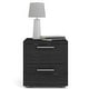 preview thumbnail 47 of 78, Porch & Den Angus Foiled 2-drawer Nightstand