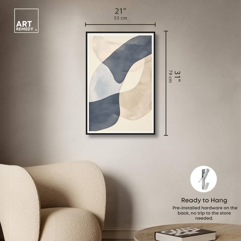 Ovals Canvas by Art Remedy