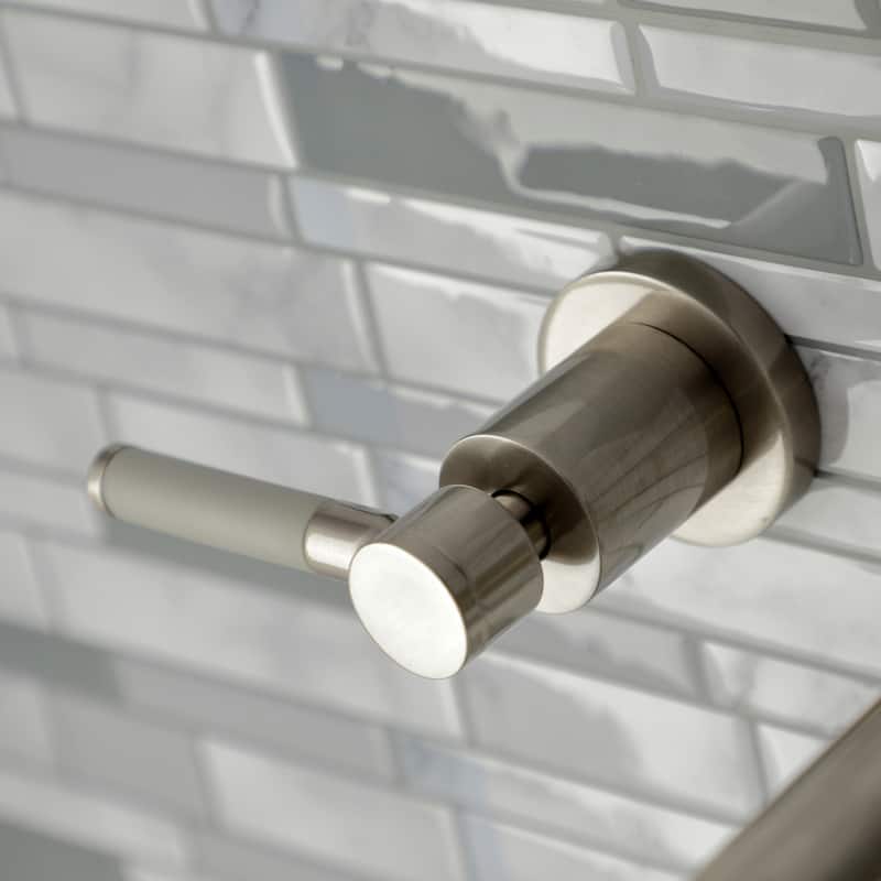 Kingston Brass Kaiser 3-Hole Wall Mount Roman Tub Faucet
