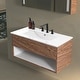 preview thumbnail 22 of 120, JONATHAN Y Aubert 3-Hole Rectangular Ceramic Single Sink Basin Vanity Top