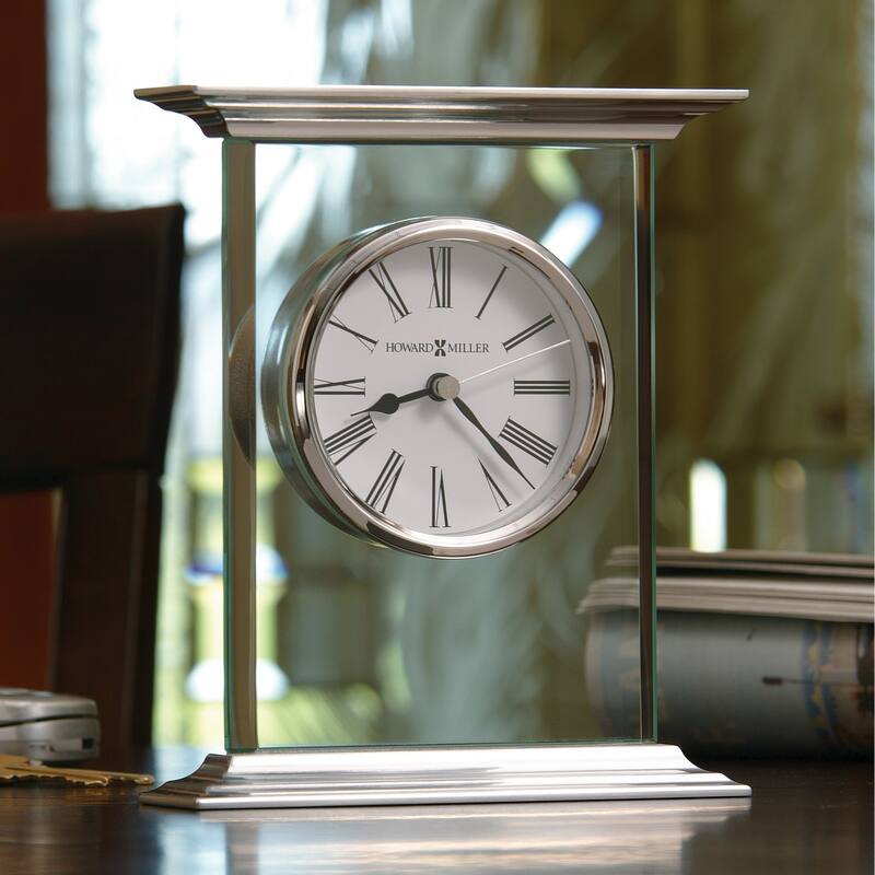 Howard Miller Clifton Modern Sleek Mantel Clock