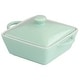 preview thumbnail 2 of 3, Martha Stewart Mini Stoneware Casserole with Lid in Mint