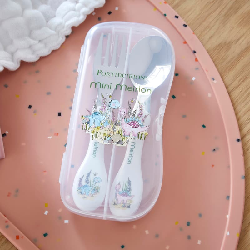 Portmeirion Botanic Garden 2-Piece Cutlery Set - Dinosaur