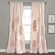 preview thumbnail 5 of 34, Silver Orchid Ince Flora Curtain Panel 84 x 54 - Blush