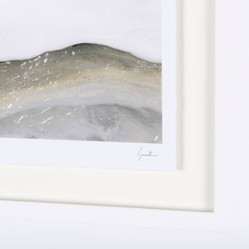 Sandy Waves II Framed Art Print