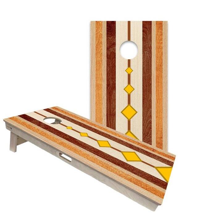 Surf Board Dover Surf Board Regulation 2x4 Cornhole Board Set - Backyard - Include Carrying Case