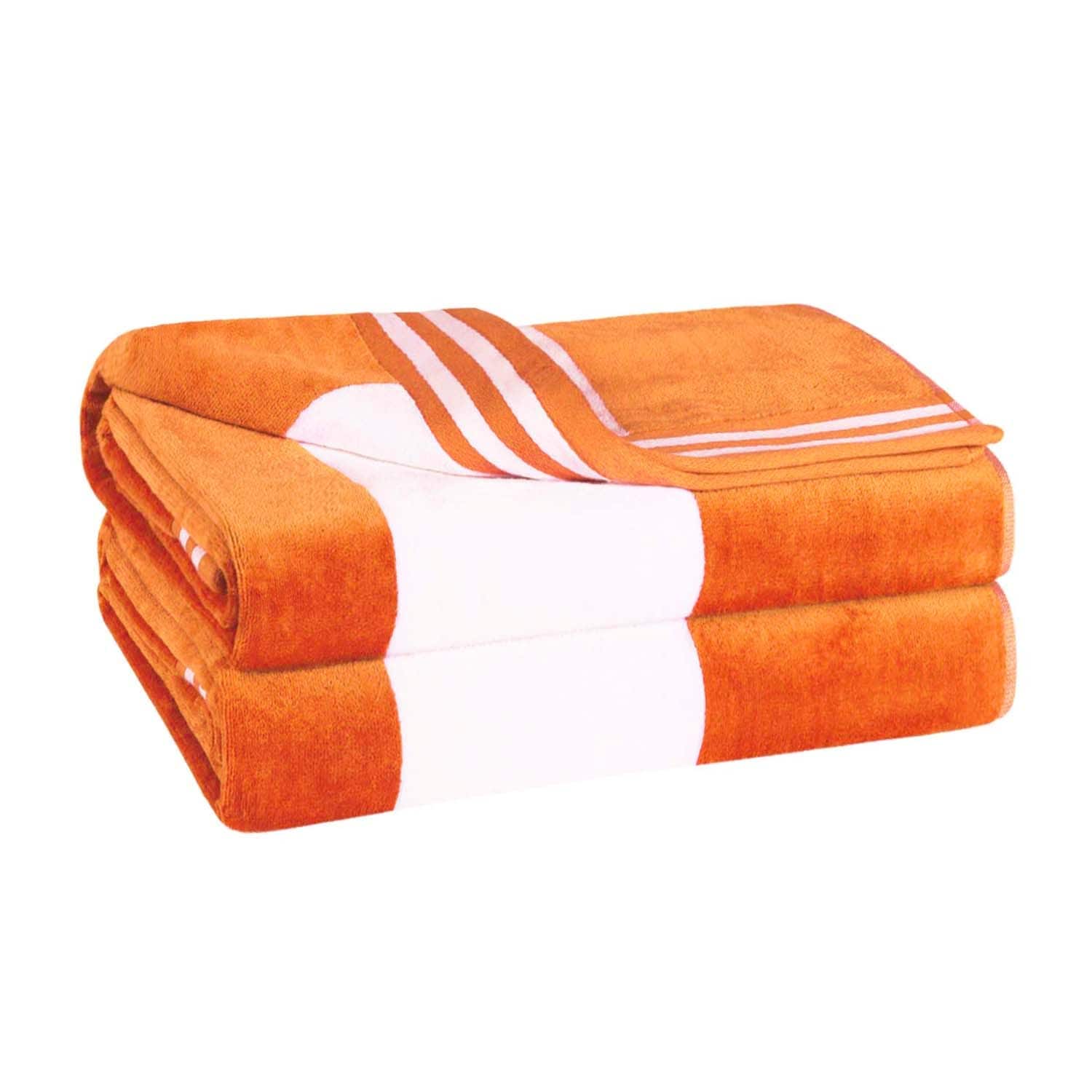 Cabana Stripe Oversized Cotton Beach 2 Piece Towel Set by - Picture 38 of 54