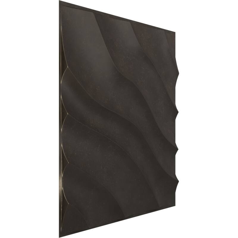 19 5/8"W x 19 5/8"H Modern Wave EnduraWall Decorative 3D Wall Panel