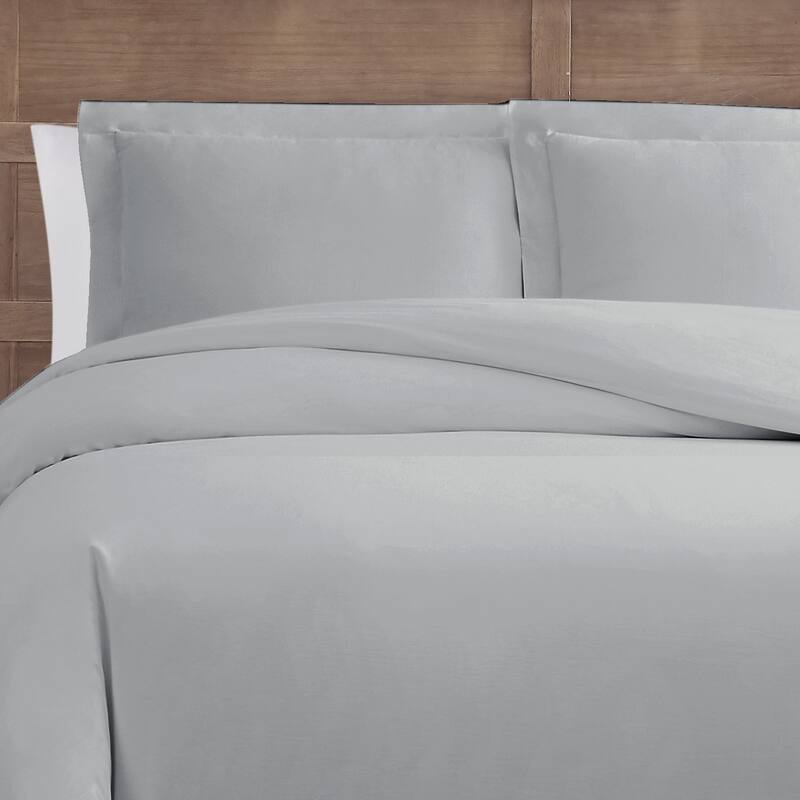 Truly Calm Silver Cool Antimicrobial 3 Piece Duvet Cover Set