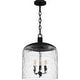 preview thumbnail 1 of 4, Quoizel Pendant Three Light Pendant Matte Black
