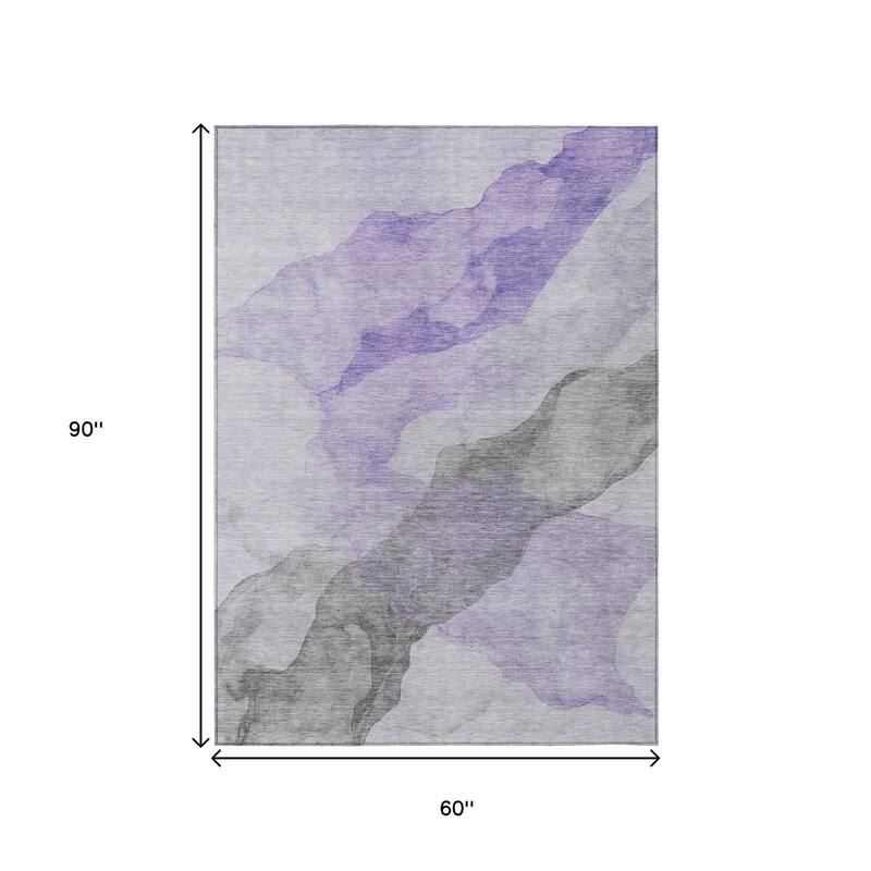 HomeRoots Abstract Transitional Rectangle Outdoor Rug