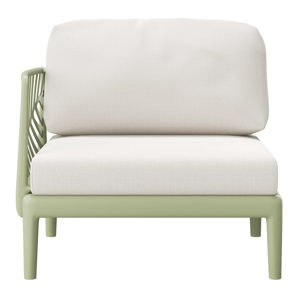 Frond and Form Patio Deep Seating Left Arm Chair with Cushions