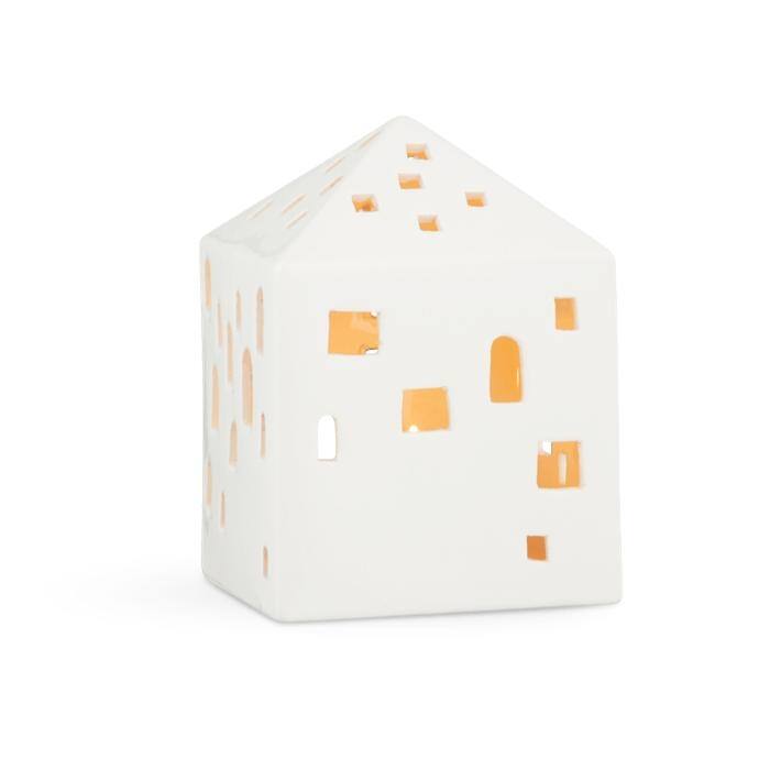 Kähler Urbania Lighthouse Town House, White - H: 4.9"