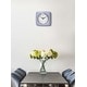 preview thumbnail 123 of 146, Infinity Instruments Retro 9.25-inch Square Wall Clock - 9.25 x 1.875 x 9.5