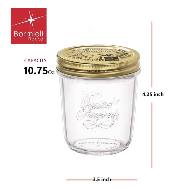 Bormioli Rocco Quattro Stagioni Mason Jar