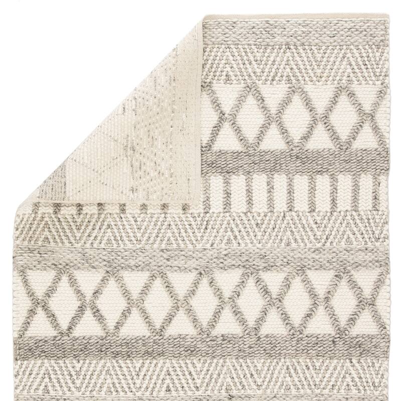 Janson Handmade Wool and Cotton Geometric Area Rug