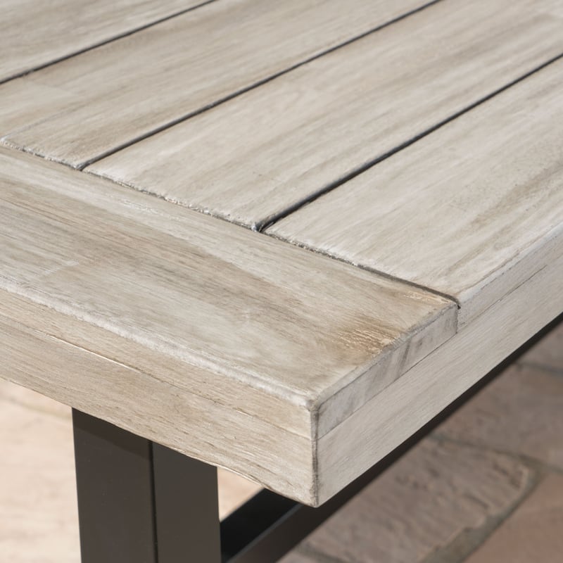 Carlisle Outdoor Rustic Wood Dining Table by Christopher Knight Home - 71.00" L x 35.50" W x 29.25" H