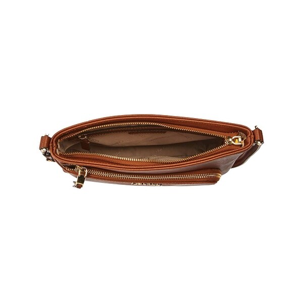 calvin klein hudson saffiano leather satchel