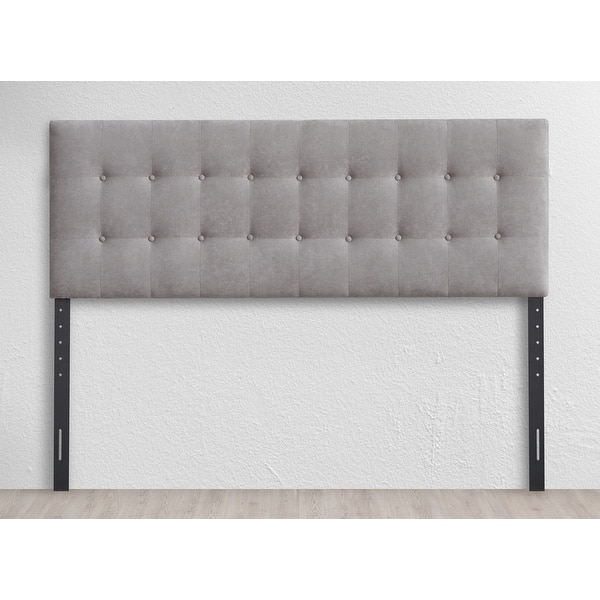 Ferndale Full/Queen or King Adjustable Tufted Headboard Bed Bath