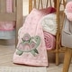 preview thumbnail 8 of 7, Lambs & Ivy Sea Dreams Cozy Pink Fleece Turtle Applique Baby Blanket