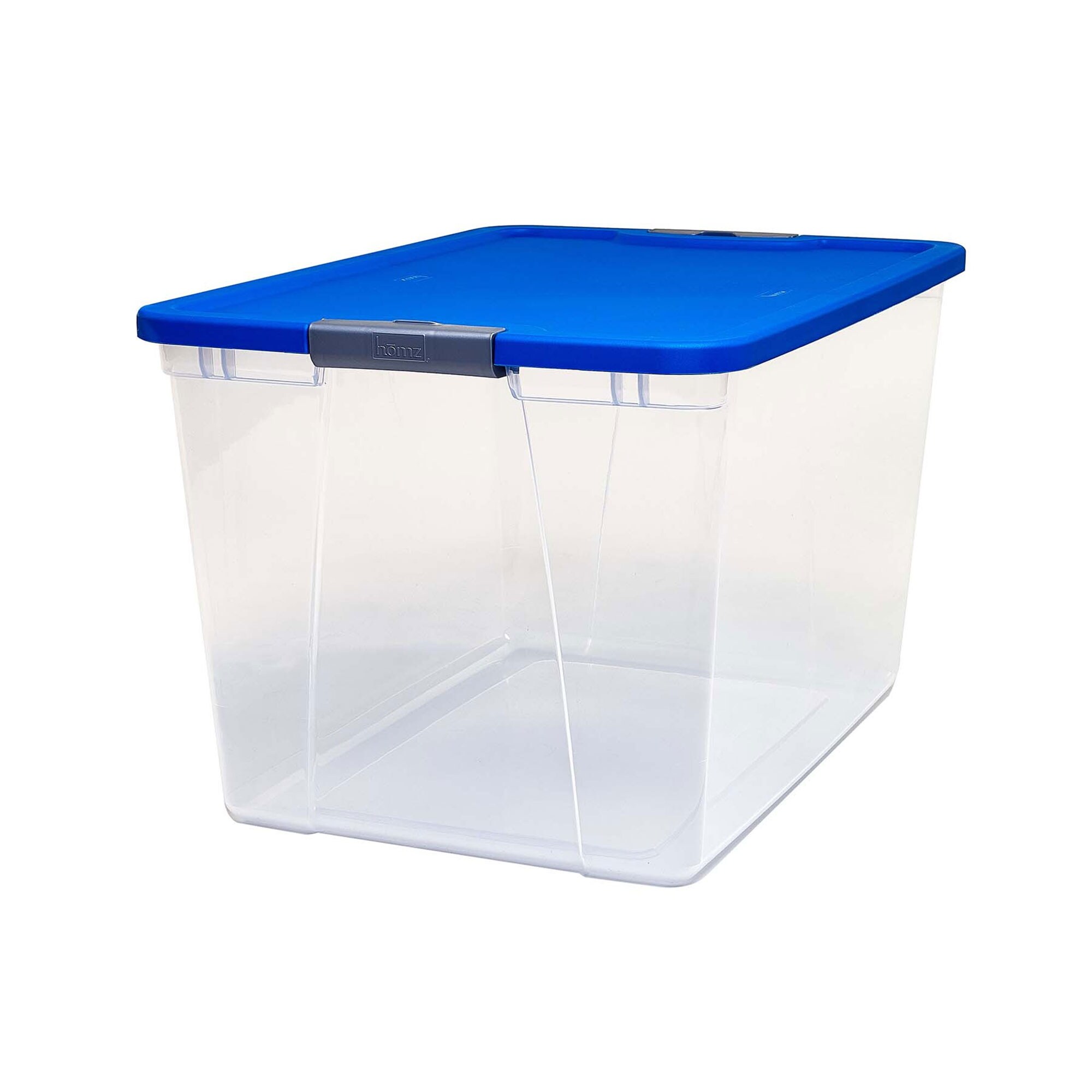 Boxes 200 Litres Large Clear Storage Tubs ZEXALOR 6pcs Plastic