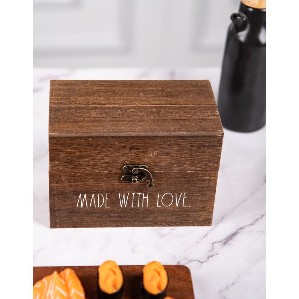 Rae Dunn Antique Recipe Box - Dividers not Included