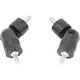 preview thumbnail 5 of 40, MERIVILLE Hinged Elbow Connector - Designed for Bay Window Curtain Rods or Corner Drapery Rods up to 1-inch Diameter Oil-Rubbed Bronze - For 1" rod