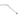 Kenney® Mission 3/4" Decorative Bay Window Double Curtain Rod, 78-144", Black