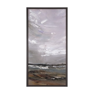 Grey Day I Framed Canvas Art Print