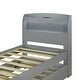 preview thumbnail 19 of 17, Twin XL Size Platform Bed with Storage LED Headboard, Charging Station, Twin Size Trundle and 2 Drawers