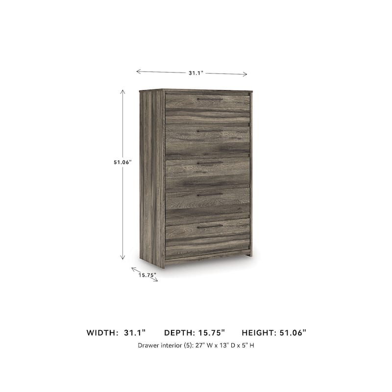 Signature Design by Ashley Baystorm Brown Chest of Drawers