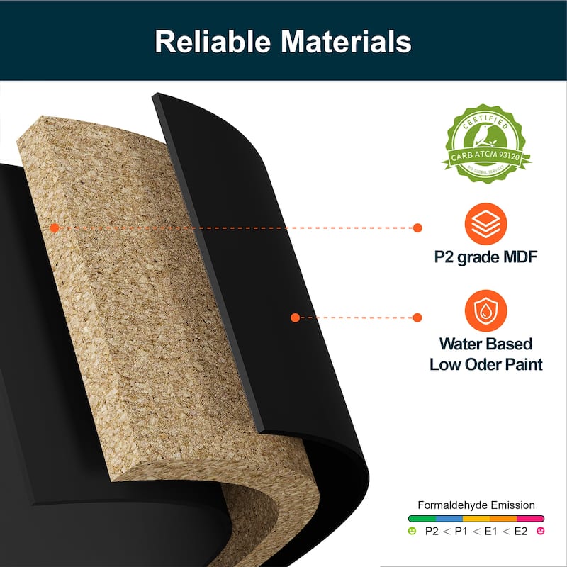 Modern Night Stand with 3 Drawers