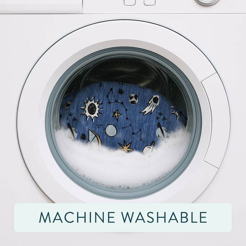 Machine Washable Indoor/ Outdoor Spaceship Chantille Rug