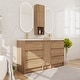 preview thumbnail 17 of 16, Beingnext 24''/36''/60'' Bathroom Vanity with Sink, Freestanding Bathroom Vanity with Soft Close Drawers