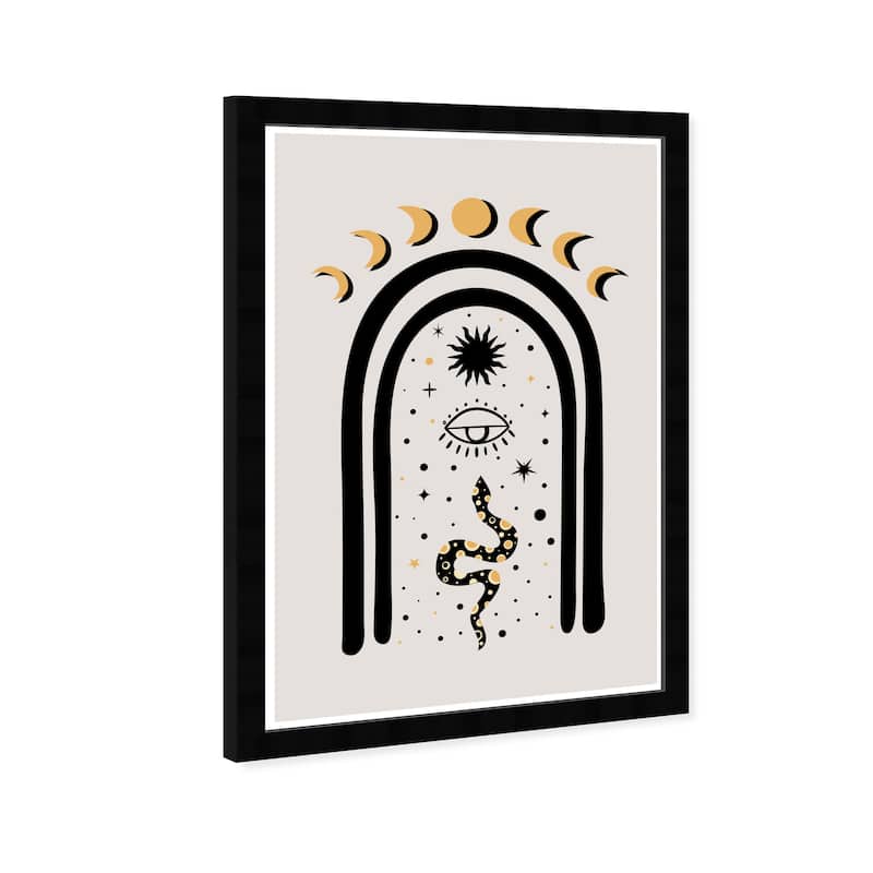 Wynwood Studio Prints Symbols and Objects Portal Black and Bohemian & Eclectic Wall Art Canvas Print
