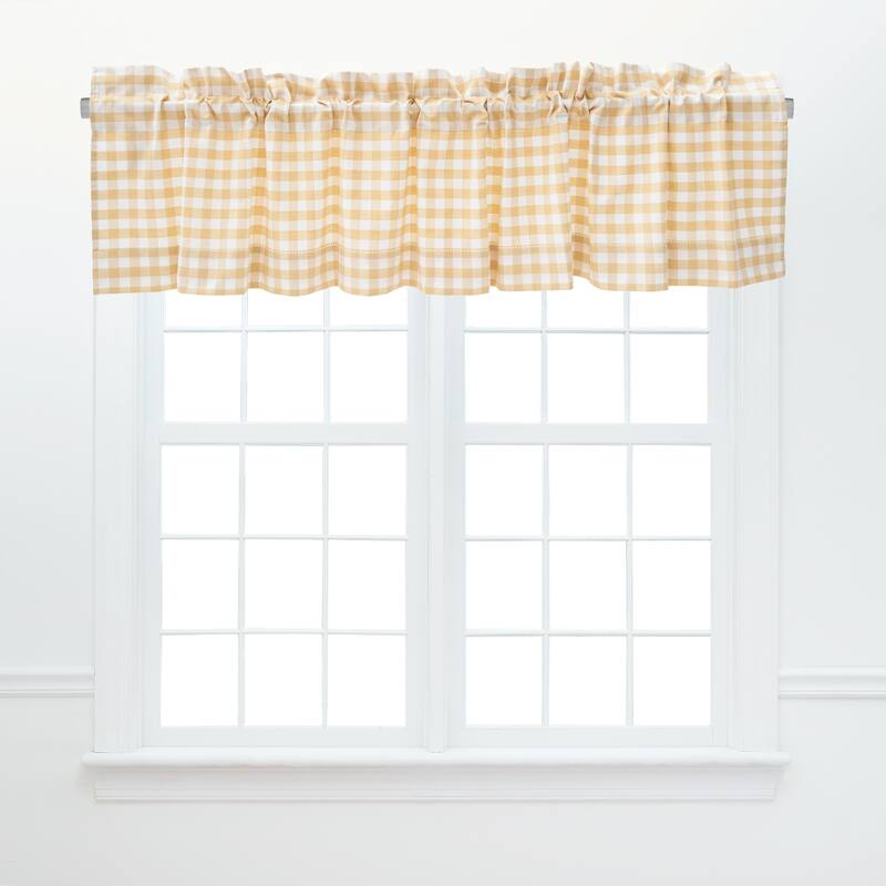 Ashford Single Valance - Yellow - 15.5" x 72"