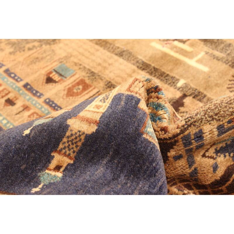 ECARPETGALLERY Hand-knotted Teimani Brown Wool Rug - 2'8 x 4'8