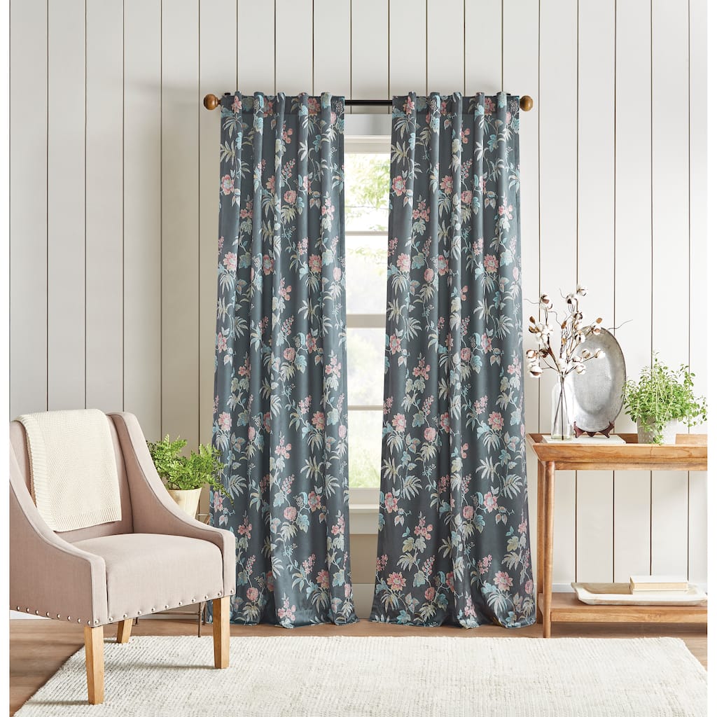 Martha Stewart Ms. Norah Backtab Curtain Panel Pair
