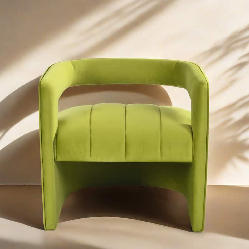 Celi Modern Velvet Accent Chair by Christopher Knight Home