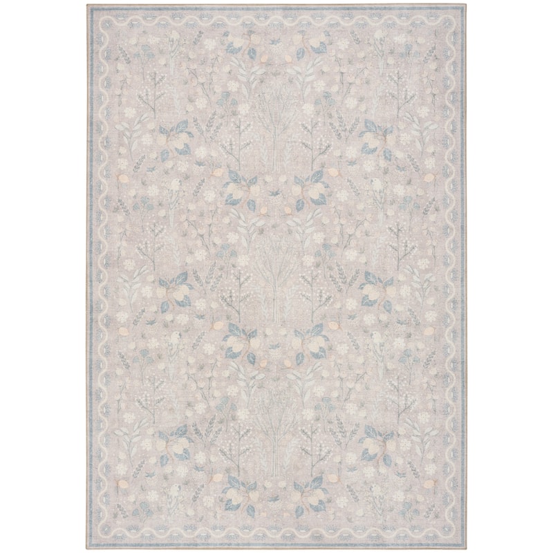 Nourison Botanical Washables Indoor only Chic Floral Area Rug