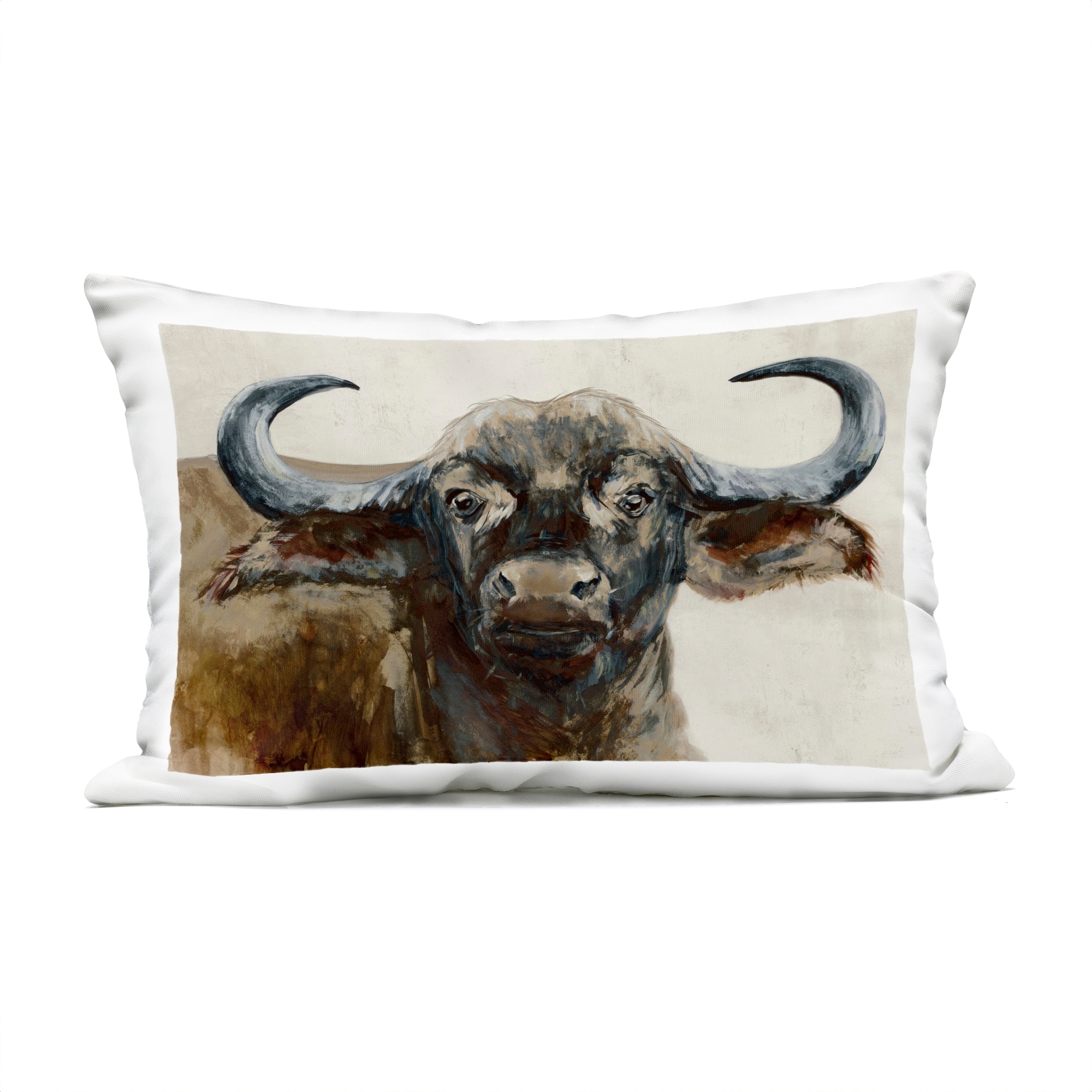 Stupell Highland Spirit Portrait Printed Outdoor Throw Pillow Design by Jacob Q