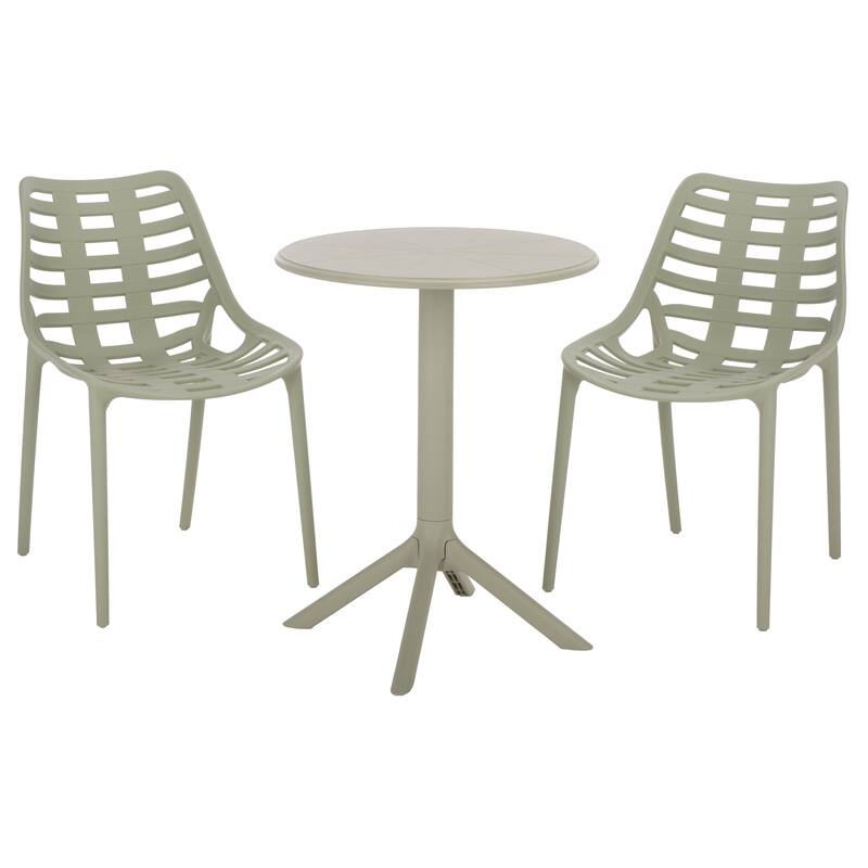 SAFAVIEH Outdoor Living Fufa Dining Chair (Set of 2) - 20"W x 24"D x 33"H