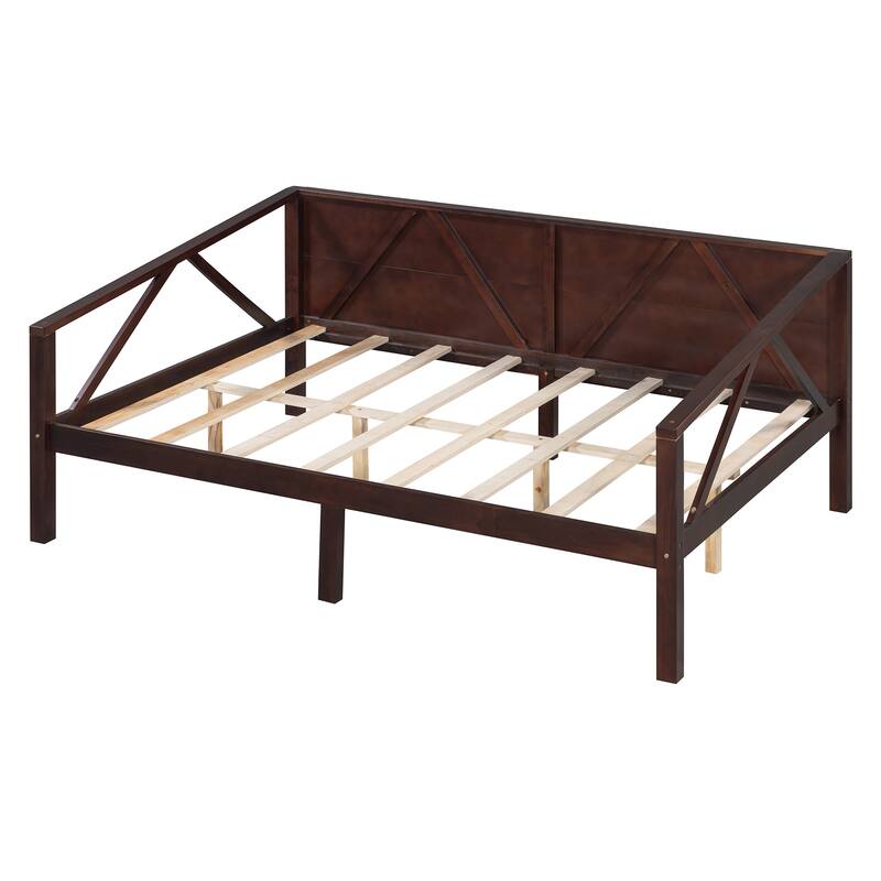 Twin/Full Size Daybed with Solid Wood Frame and Storage - Versatile Sofa and Bed for Small Spaces