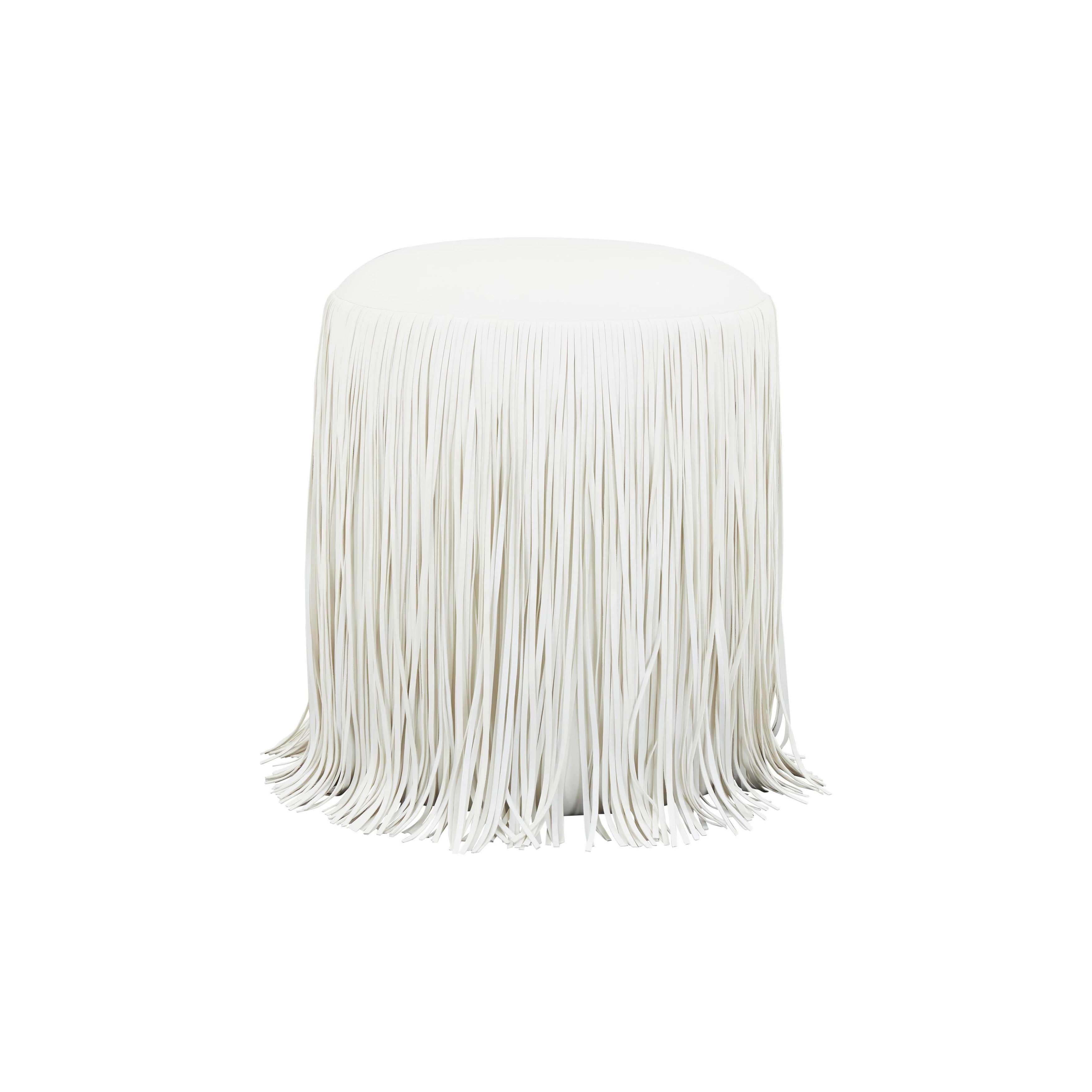 Shag Me Upholstered Ottoman