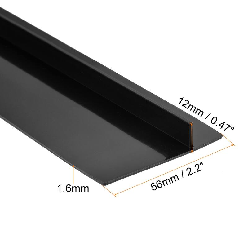 Silicone Stove Gap Covers, Heat Resistant Oven Gap Filler Seals Gaps - Black - 21 Inch